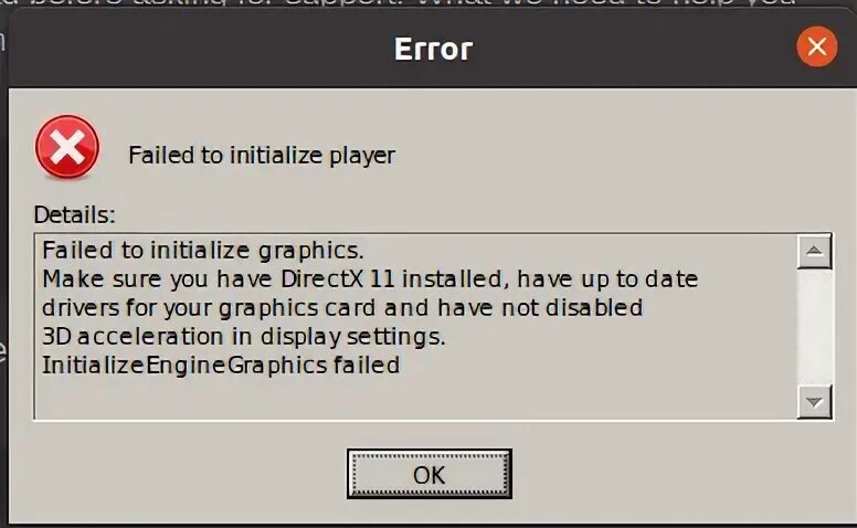Failed to initialize что делать. Ошибки при запуске игр на линуксе. Ошибка DIRECTX 11 при запуске игр. Failed to initialize Steam. System initialize на принтере.