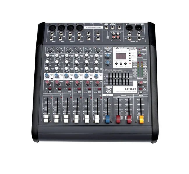 Leem LFX-8mt микшерный пульт 8 каналов, 400вт, USB. Микшерный пульт Leem LLM-4. Микшерный пульт с Dante. Аудио микшер 8 канала с усилителем. Пульт 8 каналов