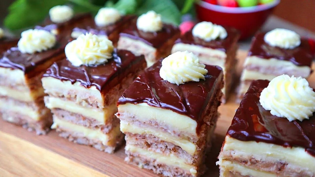 Вкусные и простые пирожные с фото