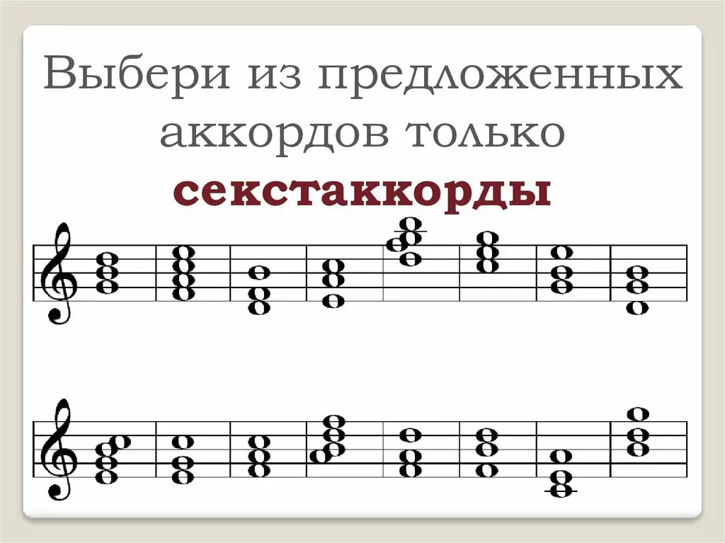 Как построить аккорды