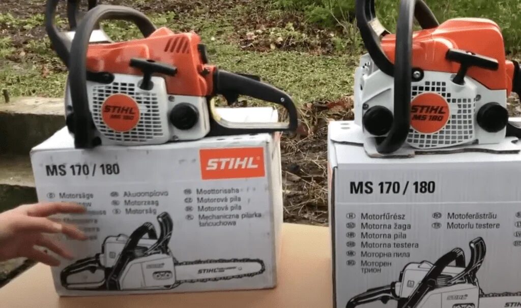 Бензопила штиль подделка 660. Бензопила штиль 180 комплектация. Как отличить оригинальный штиль. Штиль 180 оригинал. Бензопила stihl 180 подделка.