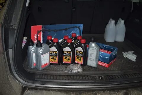 Масло в акпп туарег