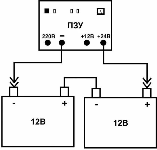 Соединение 2 аккумуляторов. Схема подключения двух АКБ 12 вольт. Схема подключения 12 вольтовых аккумуляторов. Схема подключения АКБ 24 вольт. Схема подключения двух аккумуляторов 24.