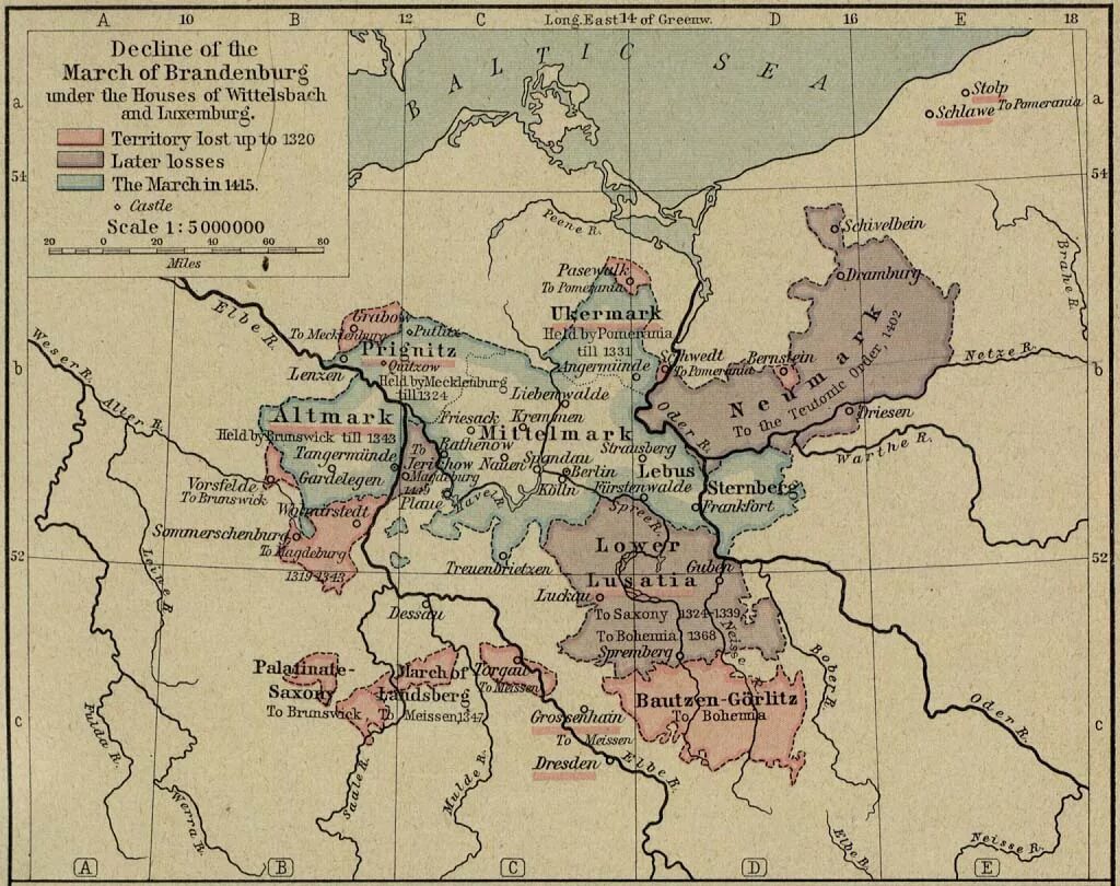 Германия в 14 веке. Курфюршество Бранденбург карта. Бранденбург на карте 17 века. Бранденбург Пруссия карта. Карта Бранденбурга 15 век.