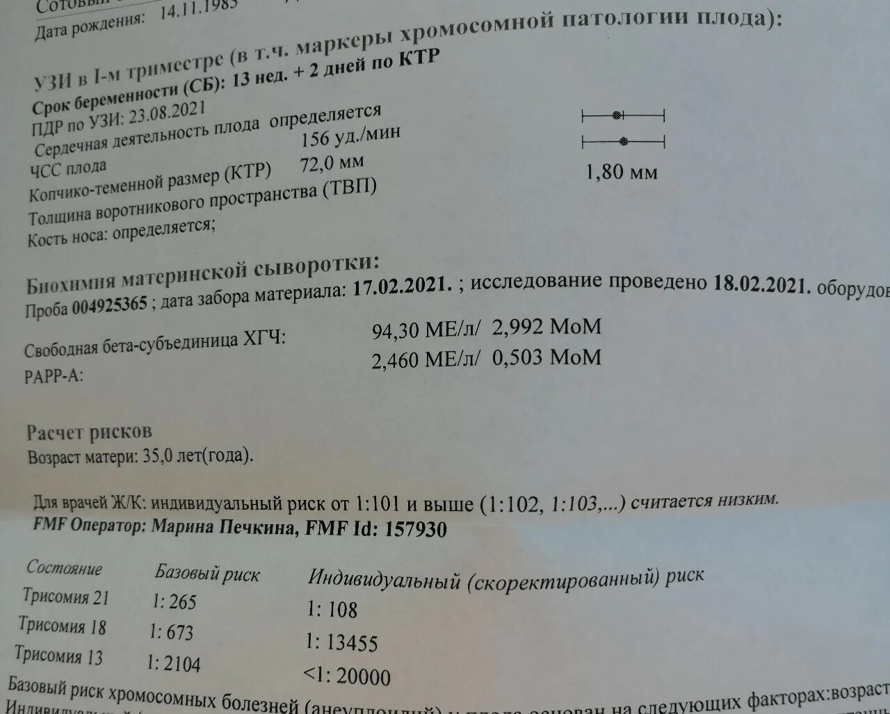 УЗИ трисомии 21,18,13 расшифровка. Риск трисомии 21 18 13 нормальные показатели. Индивидуальный риск трисомии 21 норма таблица. Базовый риск трисомии 21 нормы.