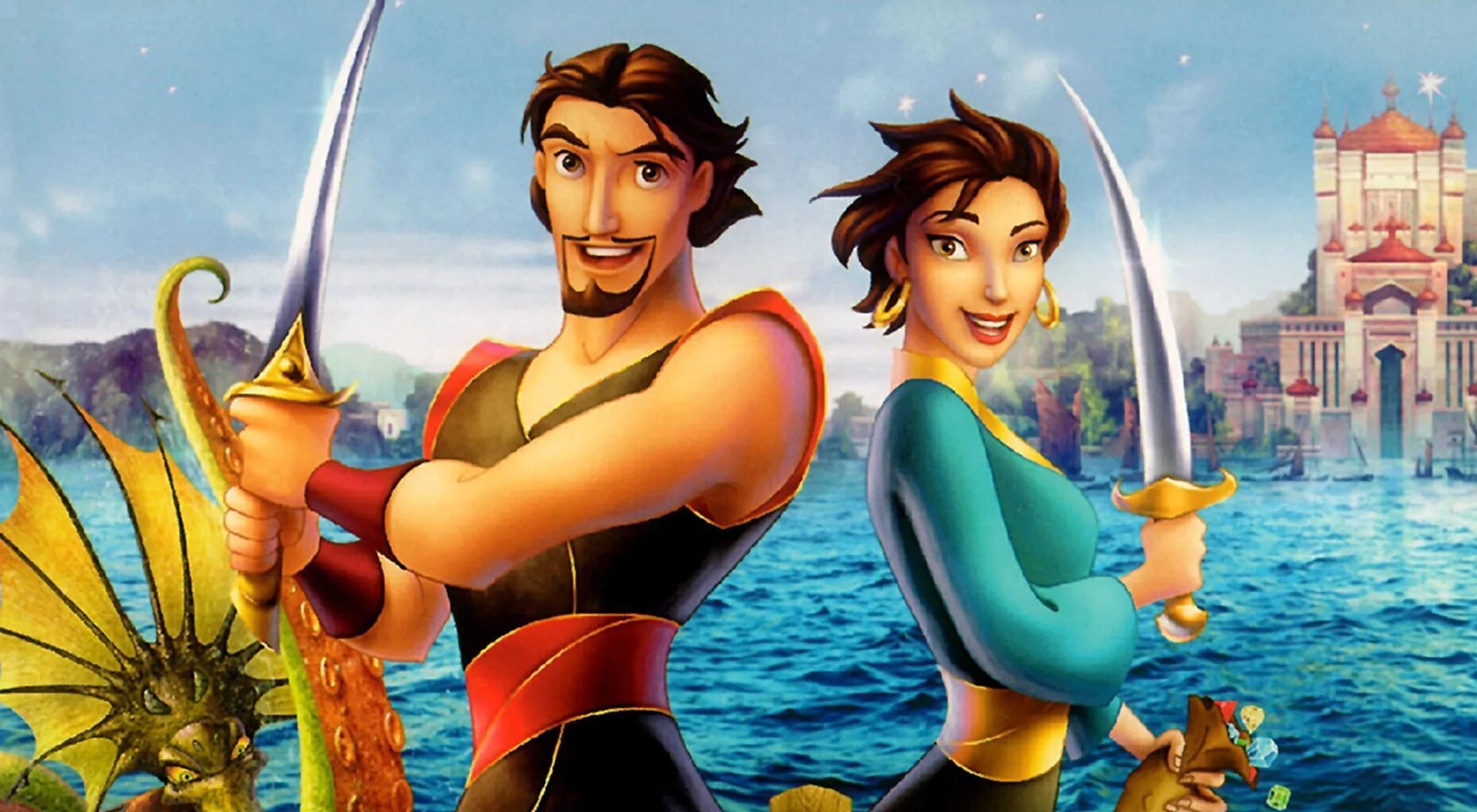 Мультсериалы 2003 г. Шинбед легенда семи морей. синдаблегенда семи морей. синдбад: легенда семи морей (2003).