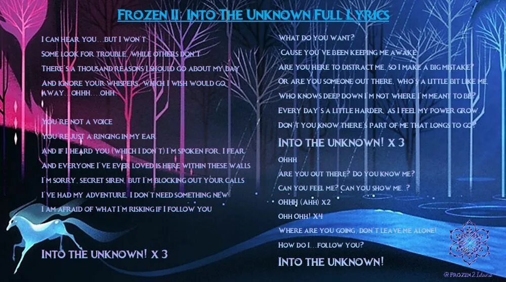 Frozen слова. Into the Unknown Frozen текст. Into the Unknown Elsa. Into the Unknown Frozen 2 слова. Into the Unknown Frozen 2.