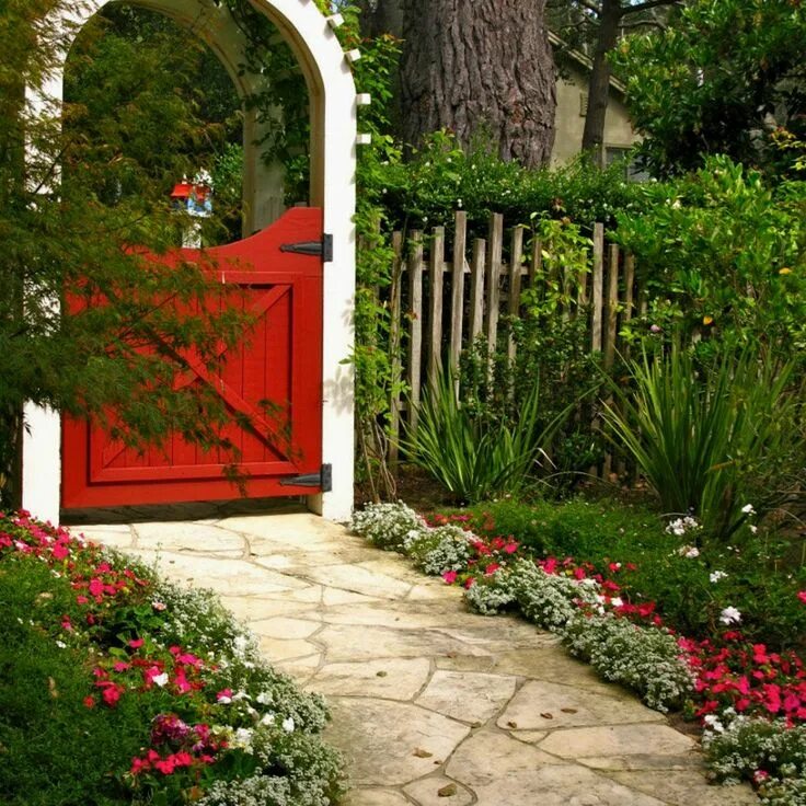 there is this door Garden gates, Garden design, Beautiful gardens