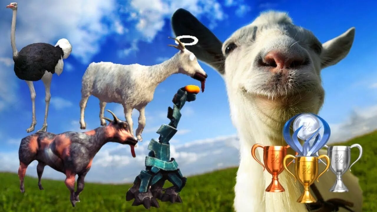 Goat Simulator 2021. Симулятор козла 3. Космическая коза. Goat Simulator Космическая коза. Space goat