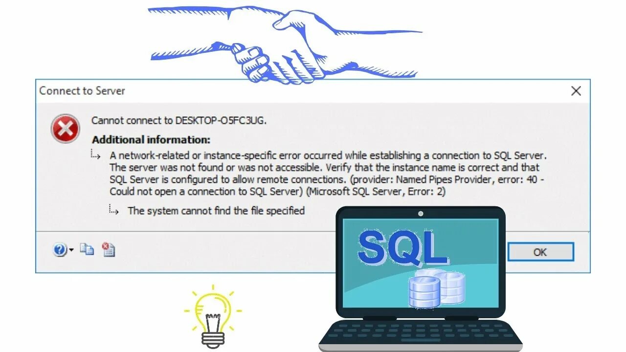 Cannot connect to SQL. Ошибка couldn't connect to Server. Cannot connect to MYSQL Server. Can't establish a connection with site.. Cannot establish connection