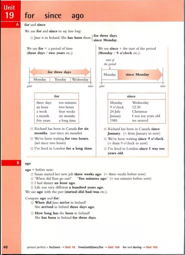 Essential 1 unit. Present perfect with for and since. unit 19 grammar решение. unit 19 for since ago. essential grammar in use 4.