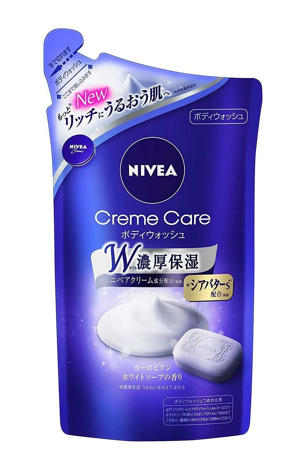 Nivea Japan. Као Nivea жидкое крем-мыло для тела Европейский аромат 360 мл. Купить гели с доставкой