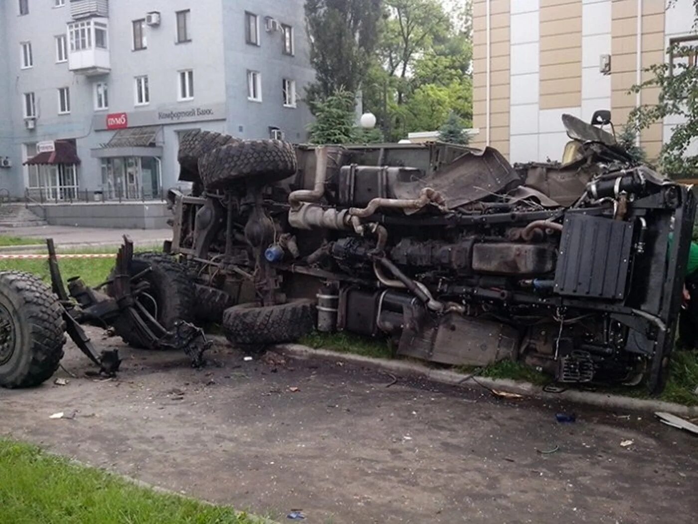 КАМАЗ батальона Восток Донецк.