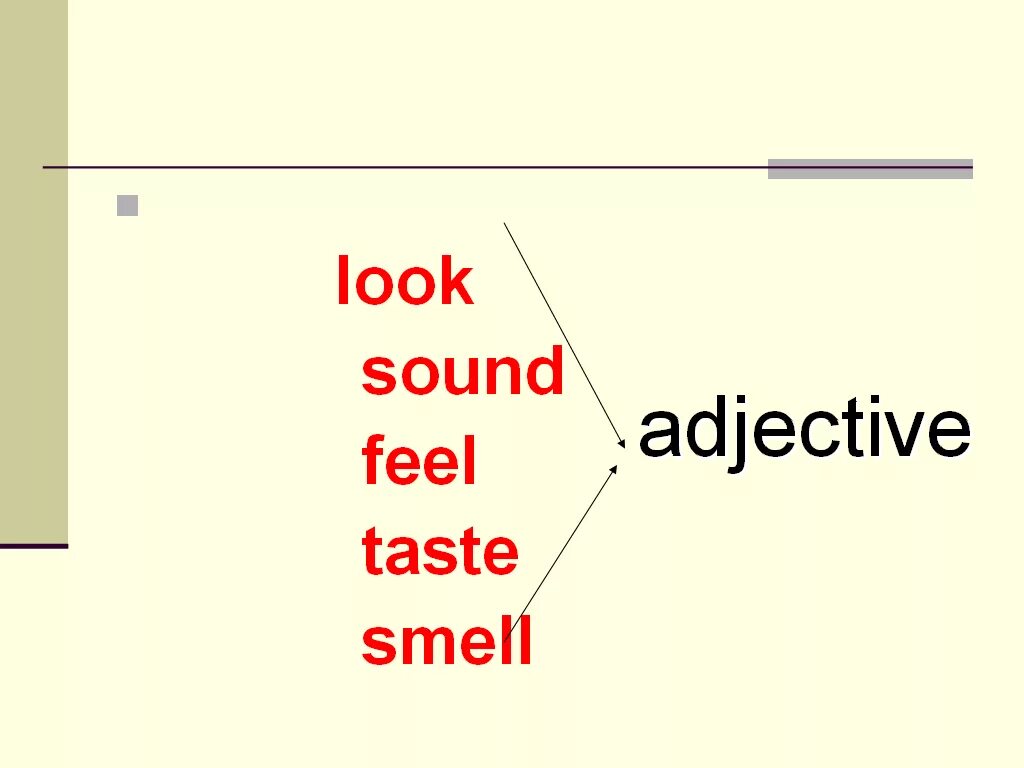 Глагол после like. Look smell taste Sound feel. Sound глагол. Глагол smell. Прилагательные с feel.