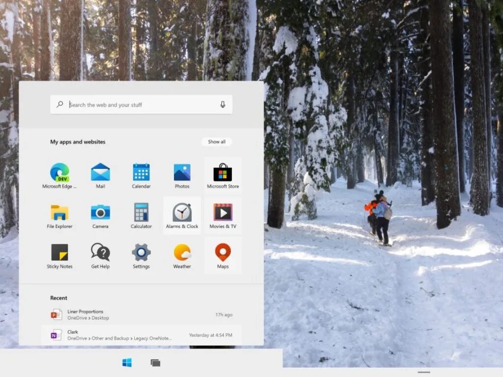 Microsoft ui