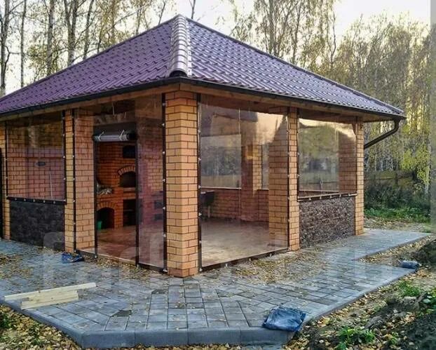 Беседка 2024 фото Односкатная беседка из дерева "Грин Вуд" купить у производителя по цене от 301 4