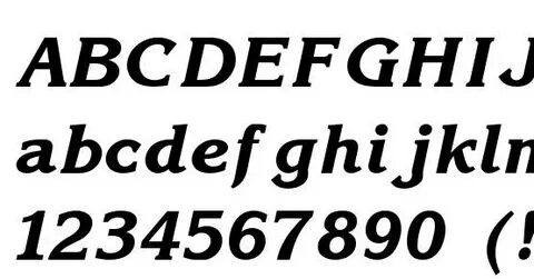 Font style italic bold