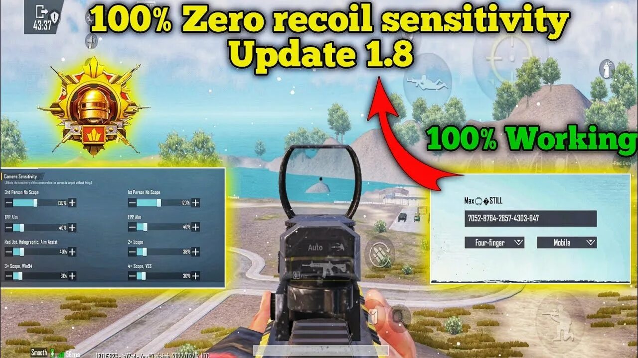 Pubg config maker. Конфиг в 4 пальца пабг. Pubg recoil control. Best sensitive in pung mobile for pc. Pubg отдача рукояток.