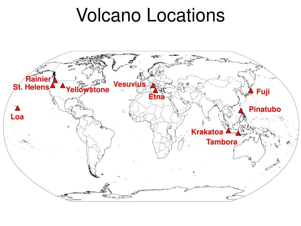 Вулкан Везувий на карте. Вулкан Везувий на контурной карте. На карте найдите вулканы