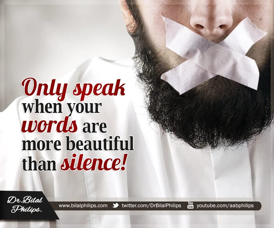 Would only speak