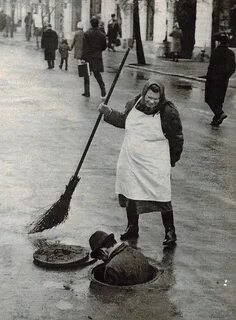 Старая уборщица
