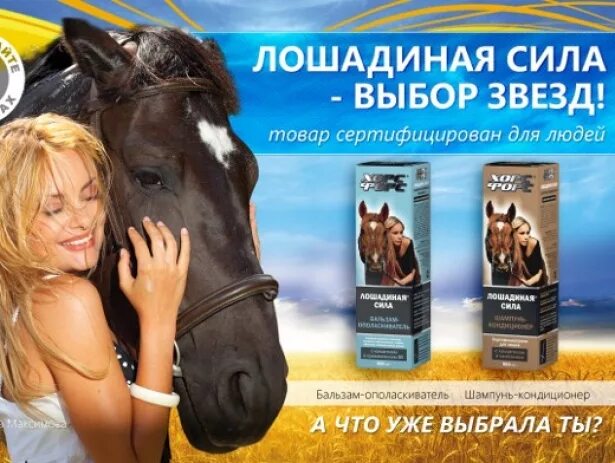 Сколько лошадей у человека. Шампунь Лошадиная сила реклама. Лошадиный шампунь. Лошадиная сила картинки. Рекламирует лошадиную силу.