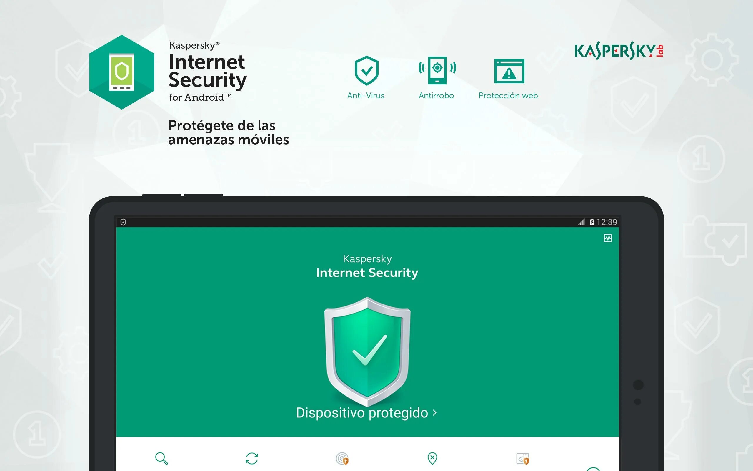 Какие антивирусы для смартфонов. Безопасность Android. Касперский для андроид. Касперский антивирус для андроид. Приложение Касперский для андроид.