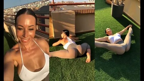 Off her shows off