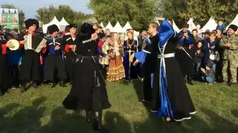 Казачья лезгинка видео