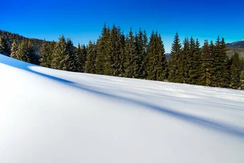 Снег ровный
