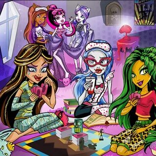 День Рождения На Тему Школа Монстров, Перекрашивание Кукол Monster High, Ле...