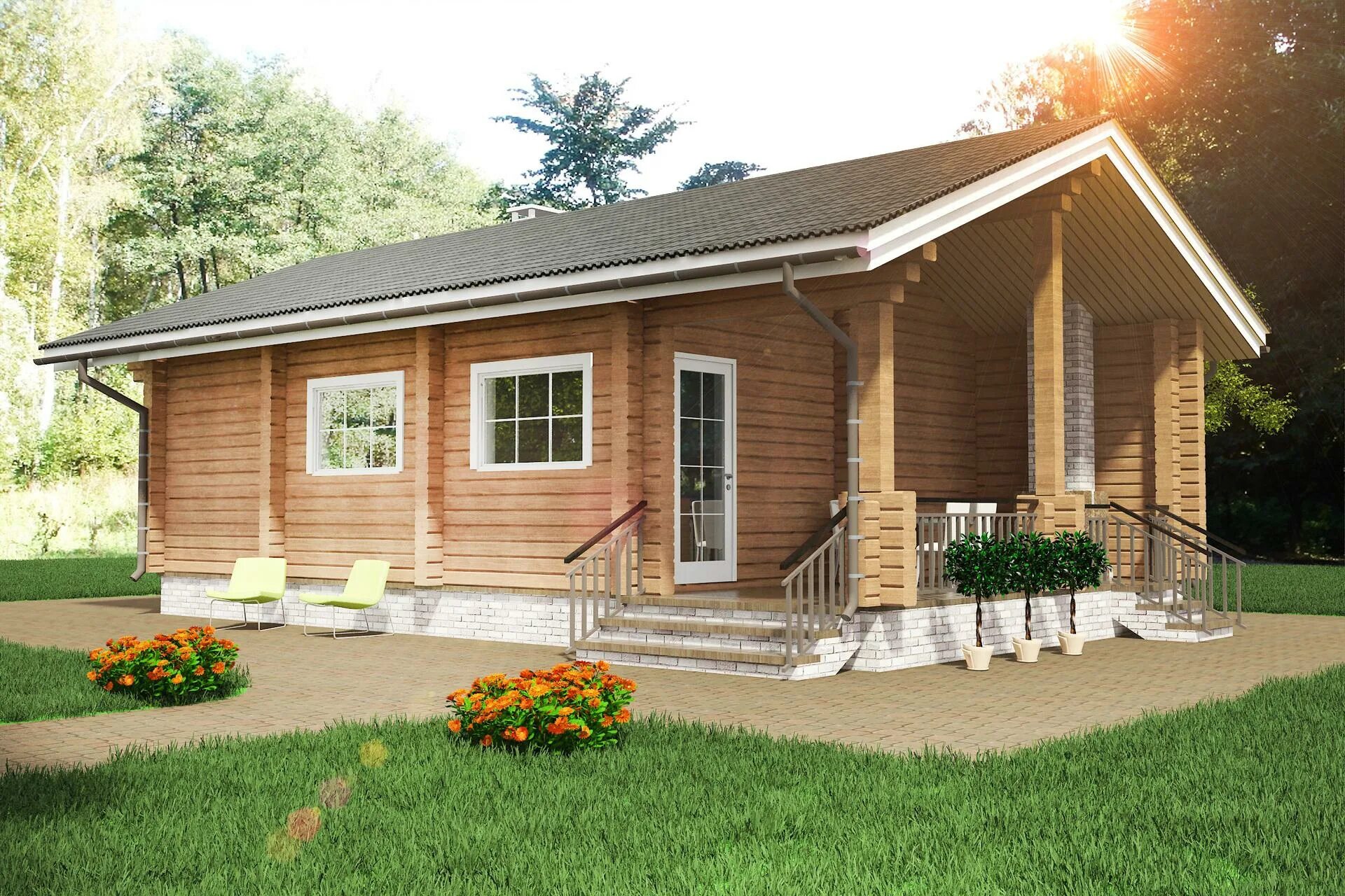 Одноэтажная сауна. Одноэтажная сауна. Дом-баня 100кв проекты одноэтажные с террасой. Баня из оцилиндрованного бревна 6*5. Угловая баня одноэтажная баня с террасой.