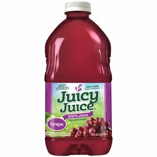 Juicy Juice Grape 100 Juice, 64 fl oz.