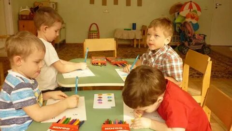 Занятия в садике в средней группе