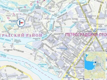Карта петроградской стороны спб