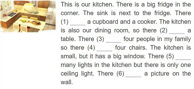 There are four of us. Is there a Cooker in the Living Room дай краткий ответ. Подбери соответствующий перевод. There is a Fridge in the Bathroom карточка ответы. Дай краткий ответ по образцу is there a Fridge in the Kitchen.