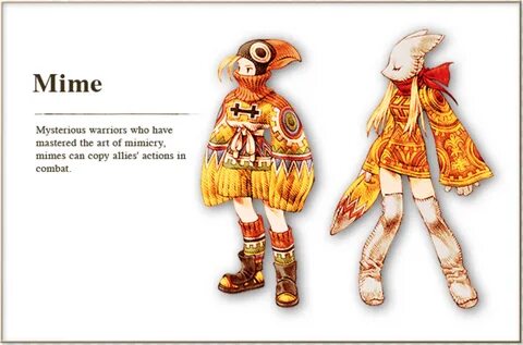 in the future - I had a lot of fun in Final Fantasy Tactics with Mimes 3. M...