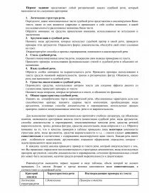 Судебный анализ пример