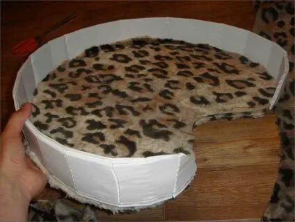 Лежанка для кошки своими руками пошагово