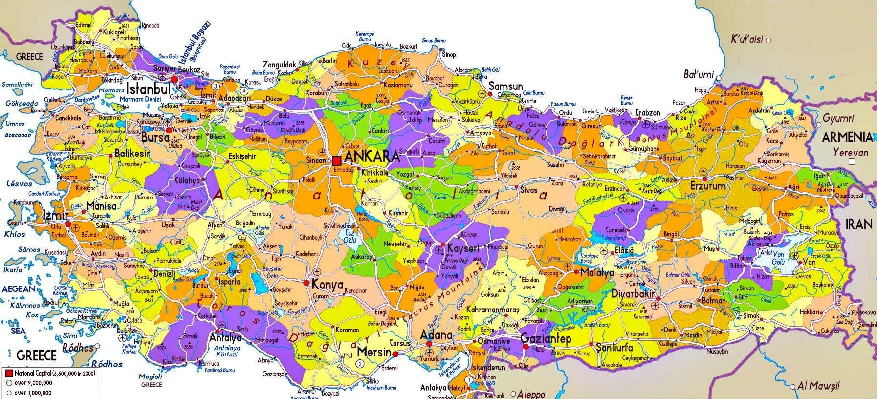 Карта Турции с городами на русском языке подробная. Карта Турции подробная географическая крупная. Карта Турции с границами городов. Карта Турции с курортами карта Турции с курортами.