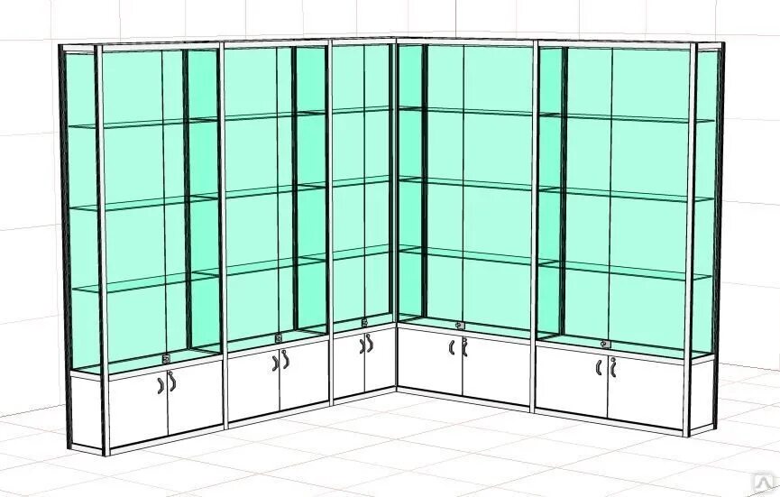 Витрины г образные. Стеклянные витрины г образные. Витрина ЛДСП пристенная с дверками. Витрина горизонтальная пристенная. Конструкции витрин