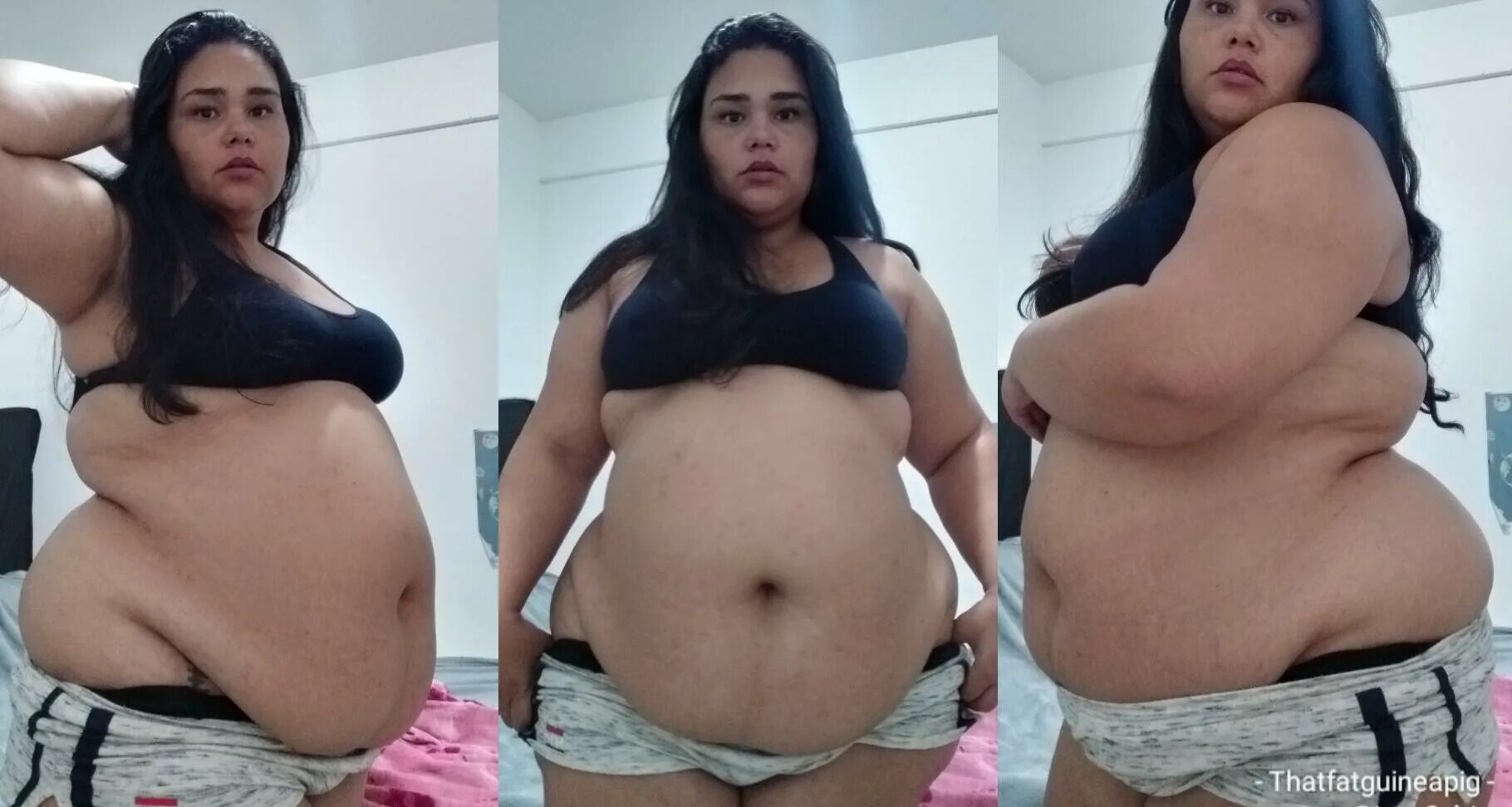 Feedee weight gain progress