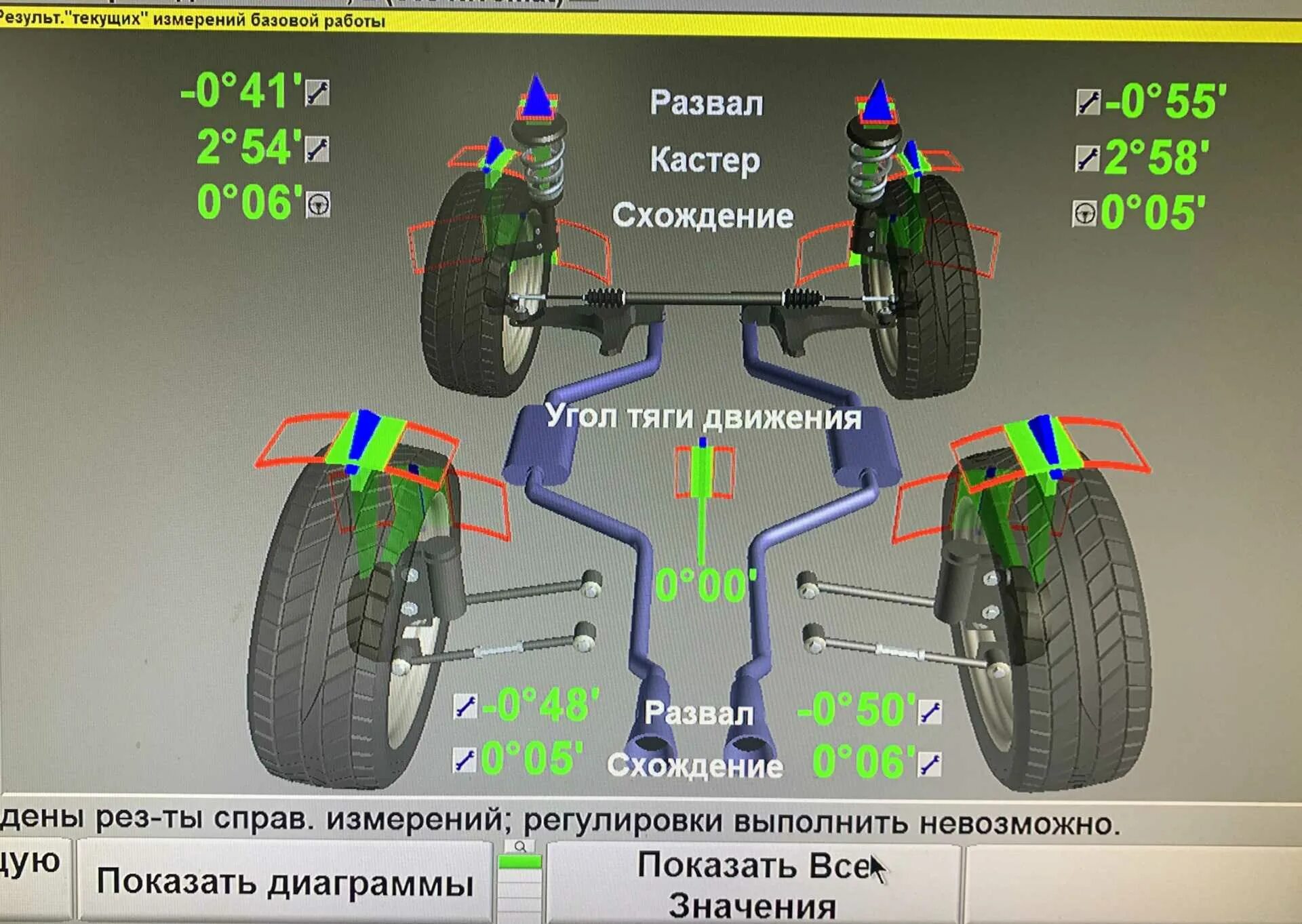 Развал схождение после замены колес