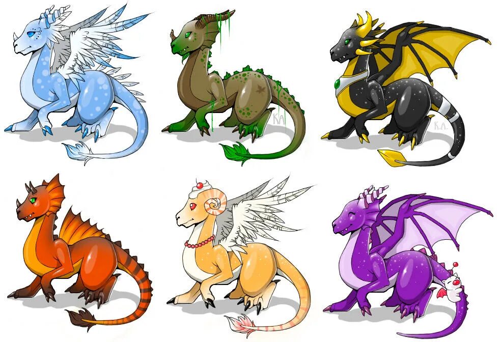 Animals dragons