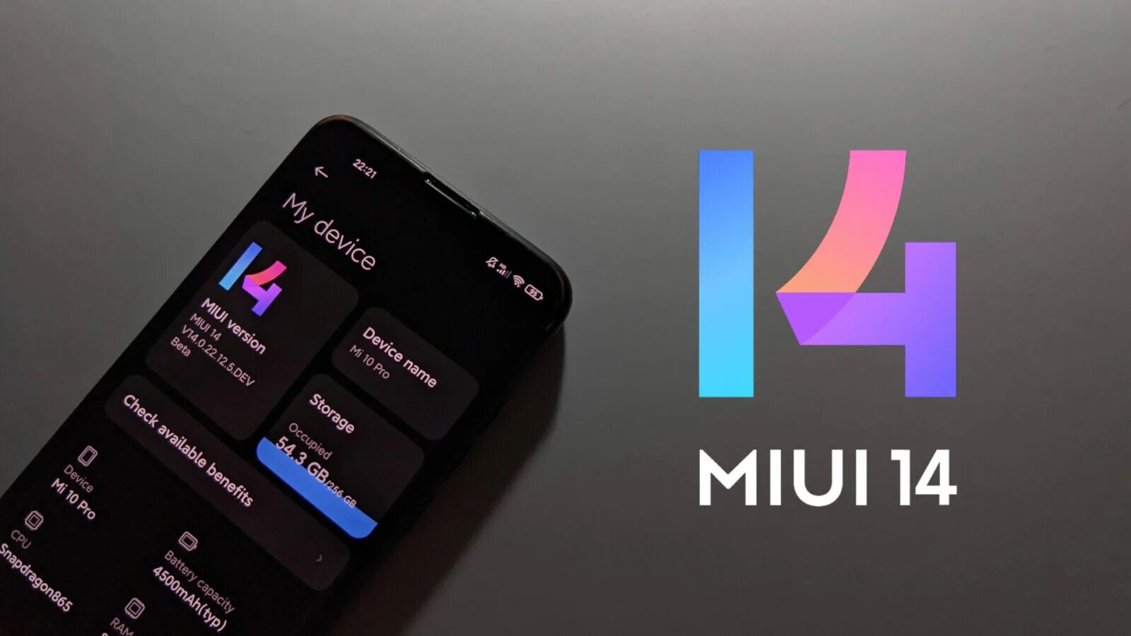 Miui 14 память