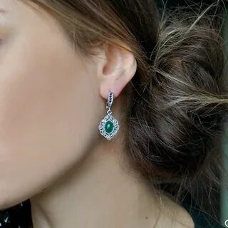 Натуральные серьги
