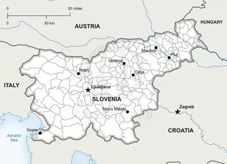 Словения карта на русском