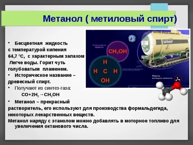 Получение метанола из Синтез-газа в промышленности. Производство метанола. Производство метана. Определение метанола