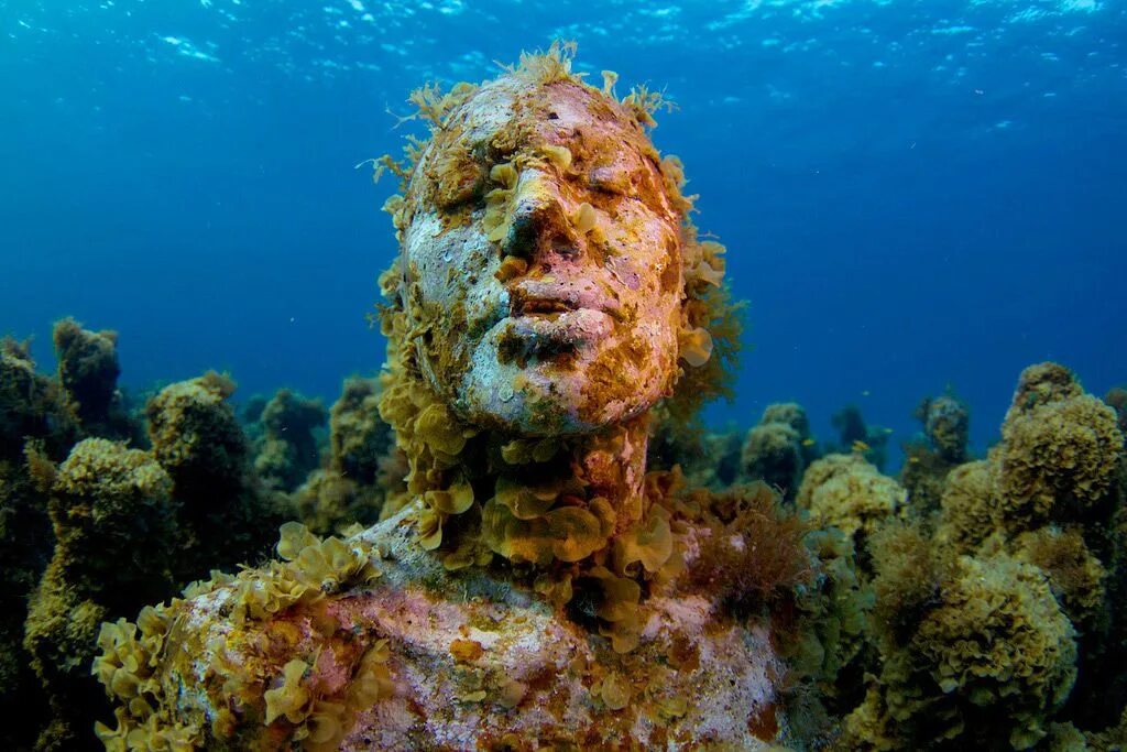 Где на дне океана. Подводный музей скульптур Канкун Мексика. Дно океана. Самое дно океана. Самые страшные места в океанах.