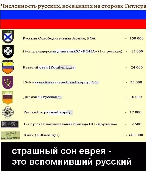 Российская сторона. РОА Власова численность. Украинцы воевавшие на стороне фашистов. Русские воевавшие на стороне Гитлера. Численность русских воевавших за Гитлера.